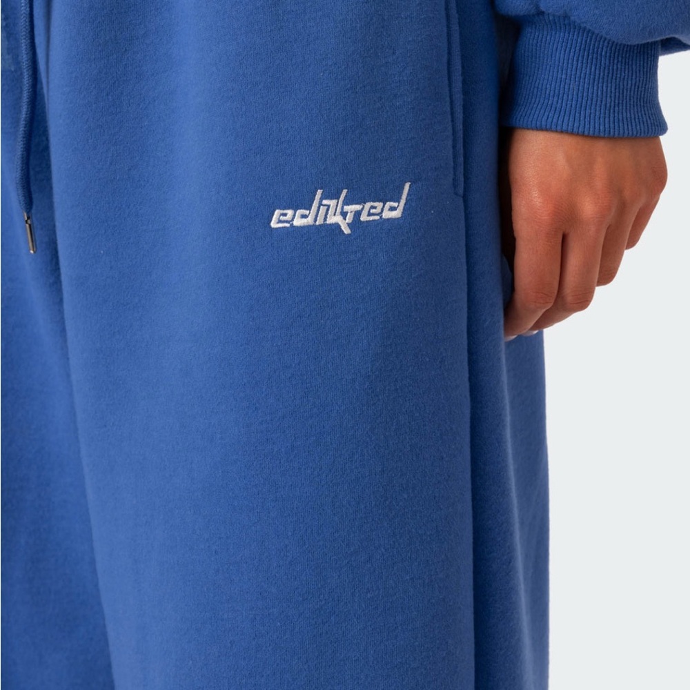 Edikted Brenna Low Rise Wide Sweatpants XS New - Picture 6 of 9